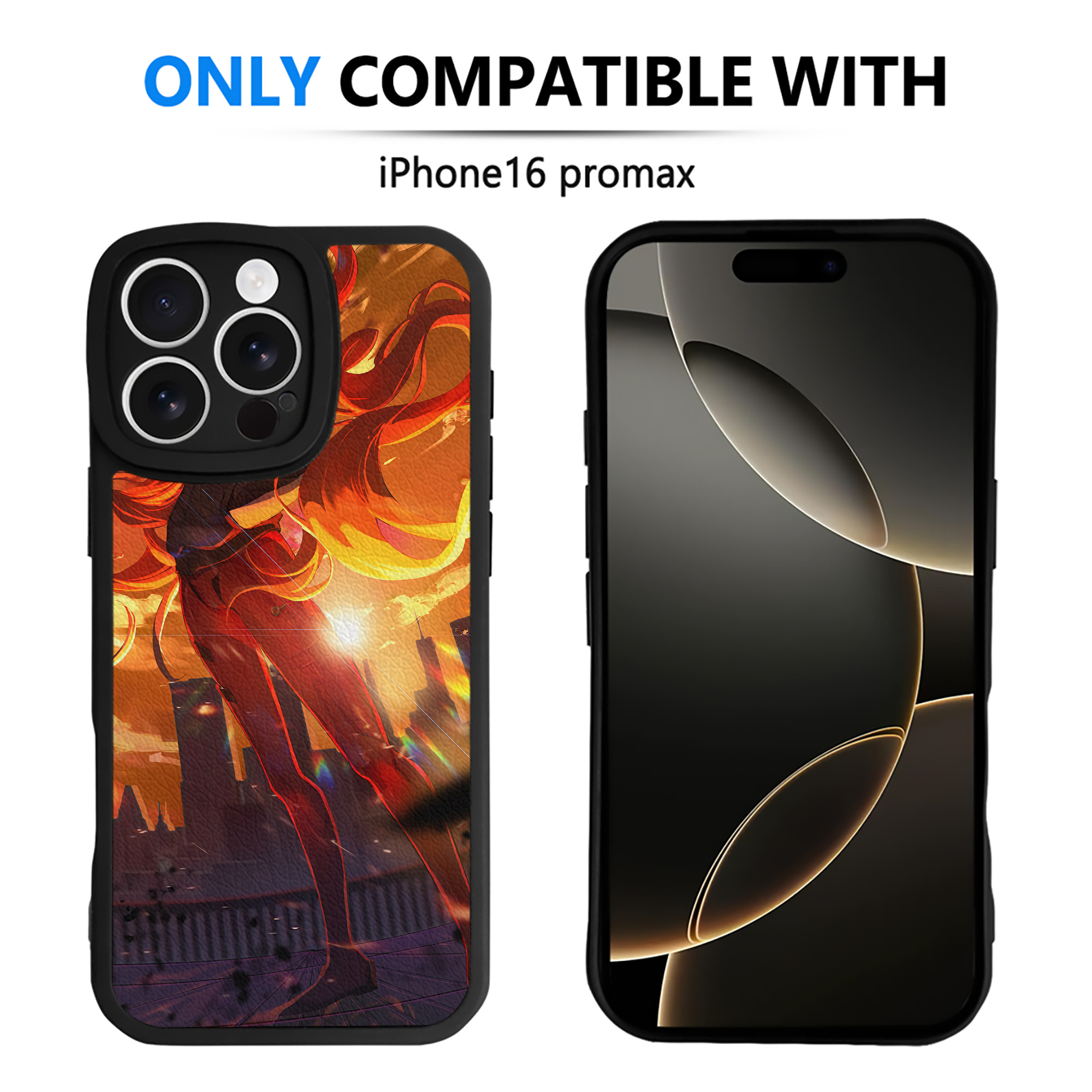 （画像用） EVA 新世紀エヴァンゲリオン 【iPhone 16シリーズ対応】シリコンスマホケース（レザー調） 材質：シリコン